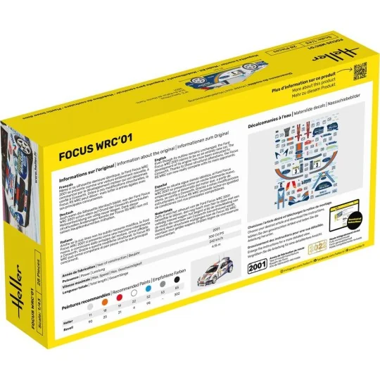 STARTER KIT Focus WRC'01, 1/43 - Heller 56196