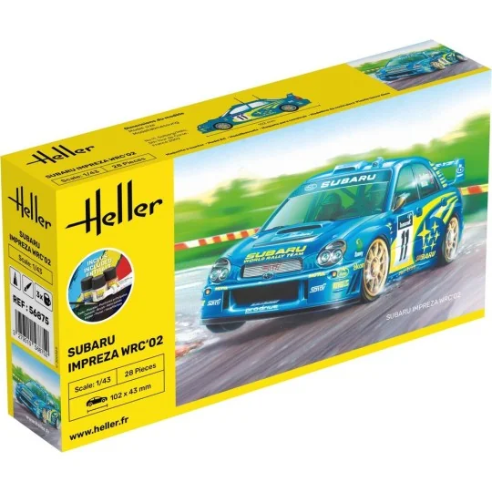 STARTER KIT Impreza WRC'02, 1/43 - Heller 56199