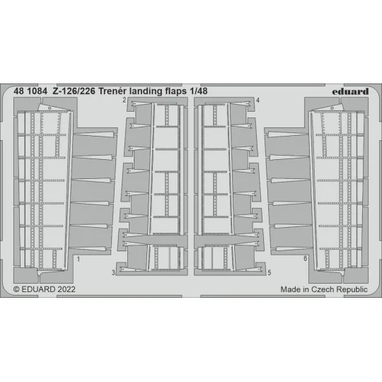 Z-126/226 Trener landing flaps for EDUARD, 1/48 - Eduard Accessorie...
