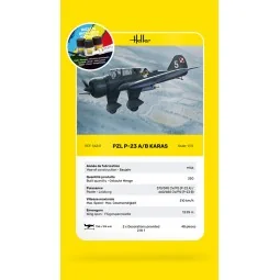 STARTER KIT PZL 23 Karas, 1/72 - Heller 56247 2