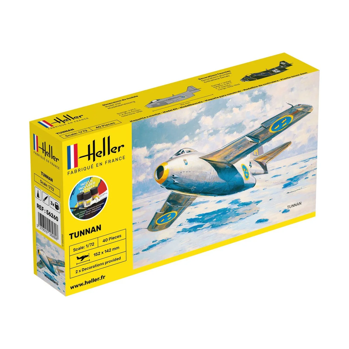 STARTER KIT Tunnan, 1/72 - Heller 56260