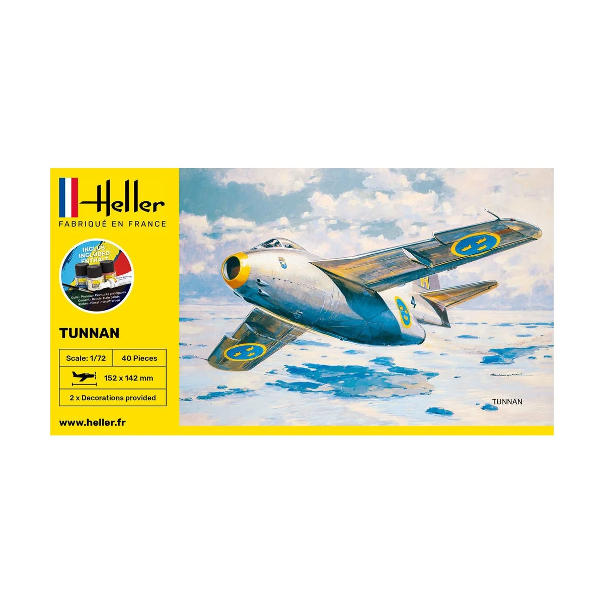 STARTER KIT Tunnan, 1/72 - Heller 56260