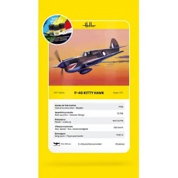 STARTER KIT P-40 Kitty Hawk, 1/72 - Heller 56266 2