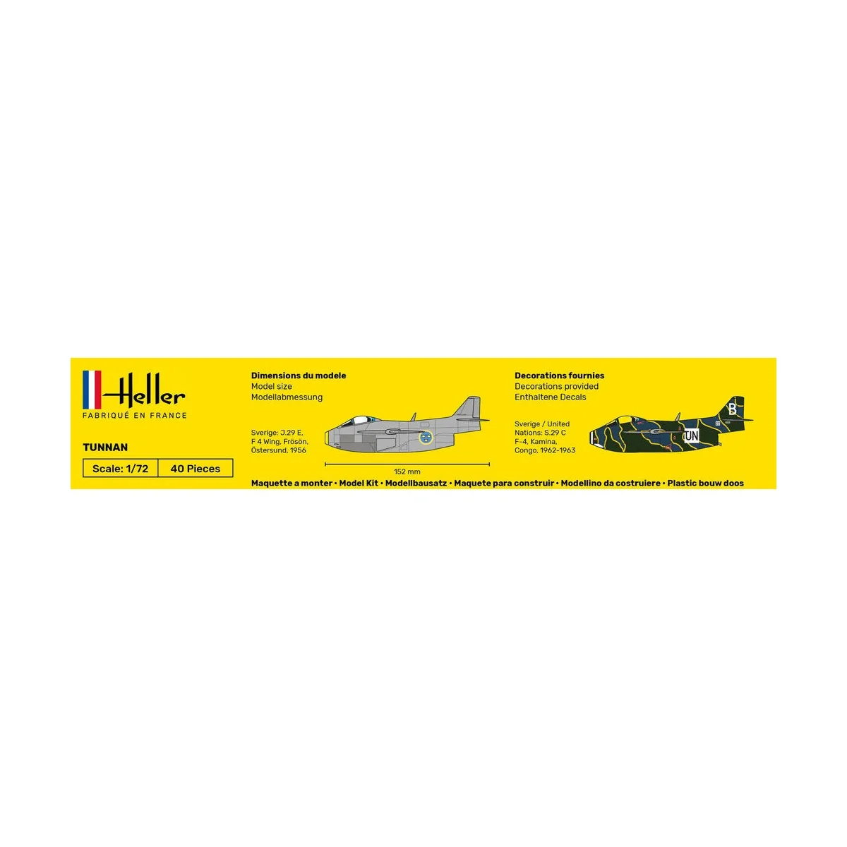 STARTER KIT Tunnan, 1/72 - Heller 56260