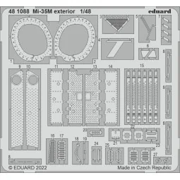 Mi-35M exterior for ZVEZDA - Eduard Accessories 481088