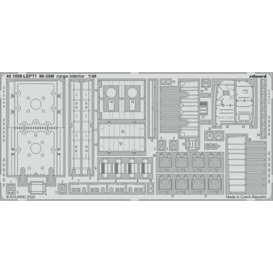 Mi-35M cargo interior for ZVEZDA - Eduard Accessories 481089