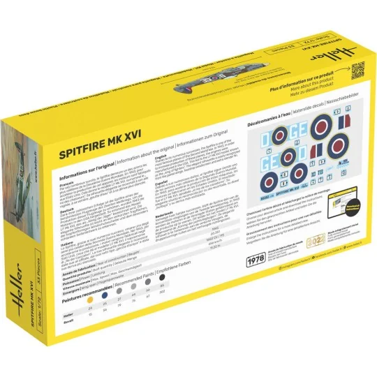STARTER KIT Spitfire, 1/72 - Heller 56282