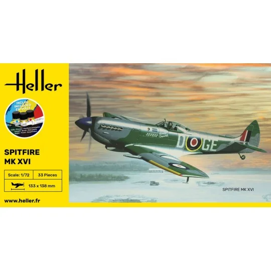 STARTER KIT Spitfire, 1/72 - Heller 56282