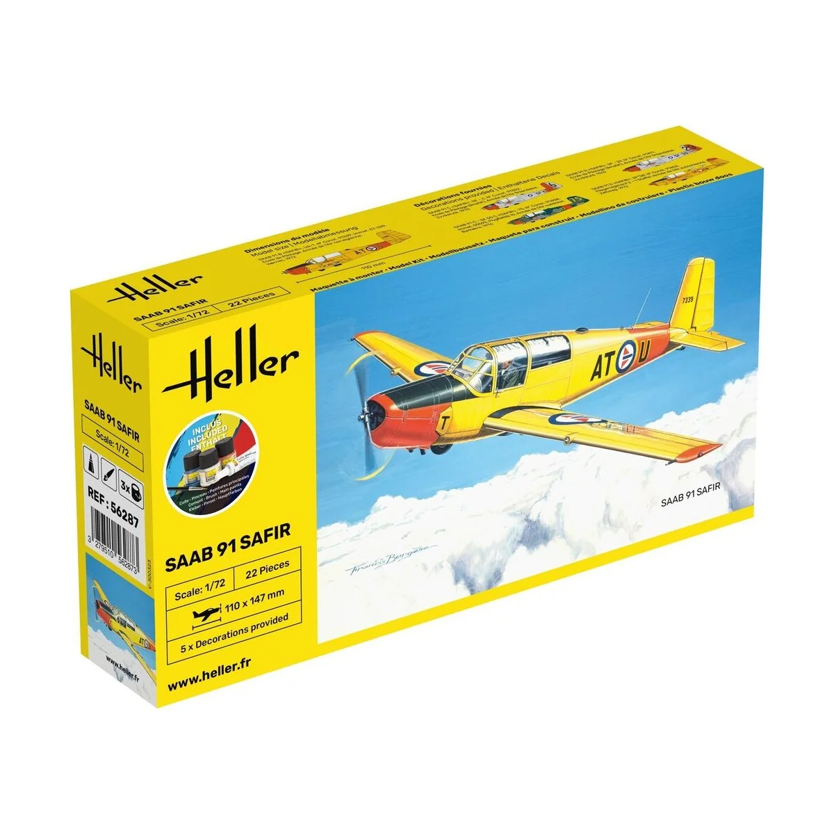 STARTER KIT SAFIR 91, 1/72 - Heller 56287
