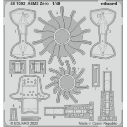 A6M3 Zero for EDUARD, 1/48 - Eduard Accessories 481092