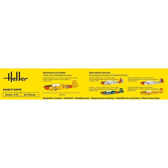 STARTER KIT SAFIR 91, 1/72 - Heller 56287