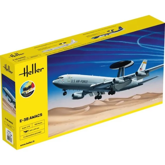 STARTER KIT E-3B Awacs, 1/72 - Heller 56308