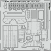 Beaufort Mk.I bomb bay for ICM, 1/48 - Eduard Accessories 481094