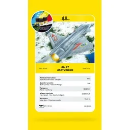 STARTER KIT Ja-37 Jaktviggen, 1/72 - Heller 56309 2