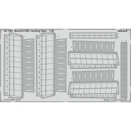 Beaufort Mk.I landing flaps for ICM, 1/48 - Eduard Accessories 481095