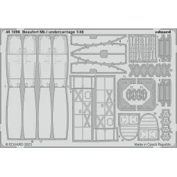 Beaufort Mk.I undercarriage for ICM - Eduard Accessories 481096