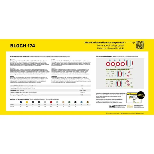 STARTER KIT Bloch 174, 1/72 - Heller 56312