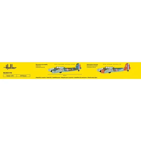 STARTER KIT Bloch 174, 1/72 - Heller 56312
