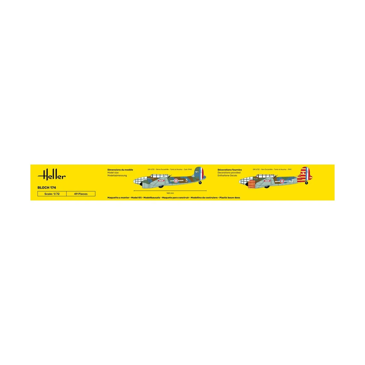STARTER KIT Bloch 174, 1/72 - Heller 56312