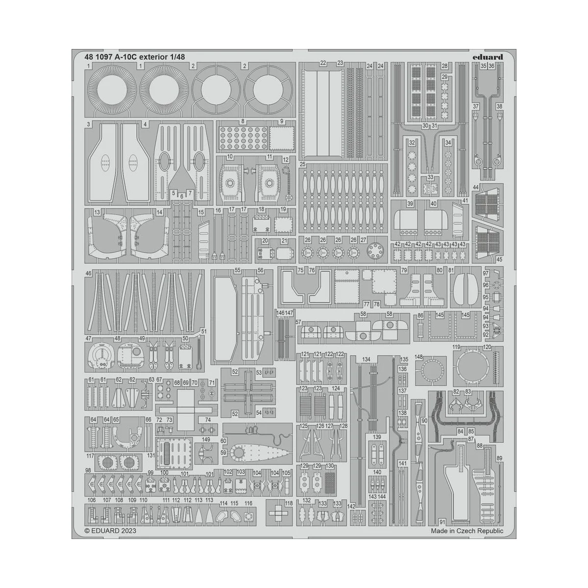 A-10C exterior for HOBBY BOSS, 1/48 - Eduard Accessories 481097