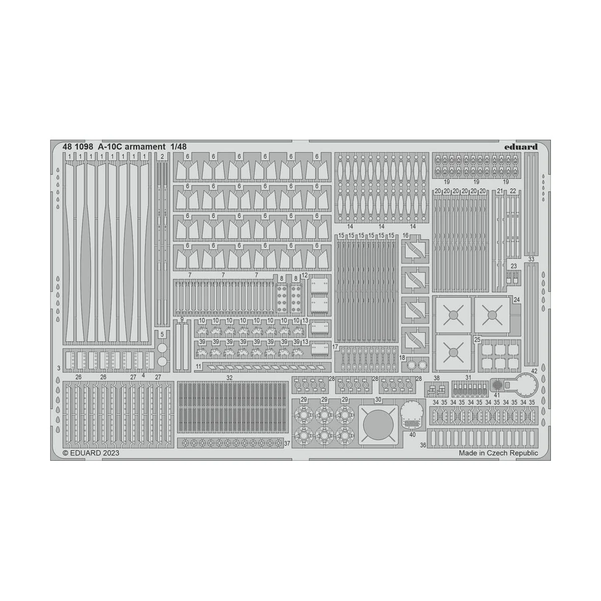 A-10C armament for HOBBY BOSS, 1/48 - Eduard Accessories 481098