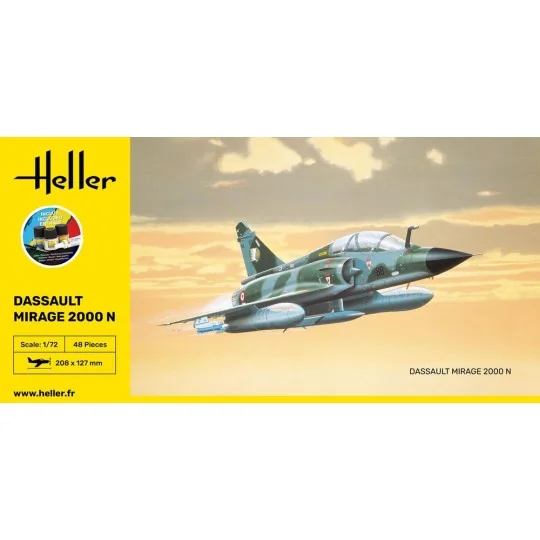 STARTER KIT Mirage 2000 N, 1/72 - Heller 56321