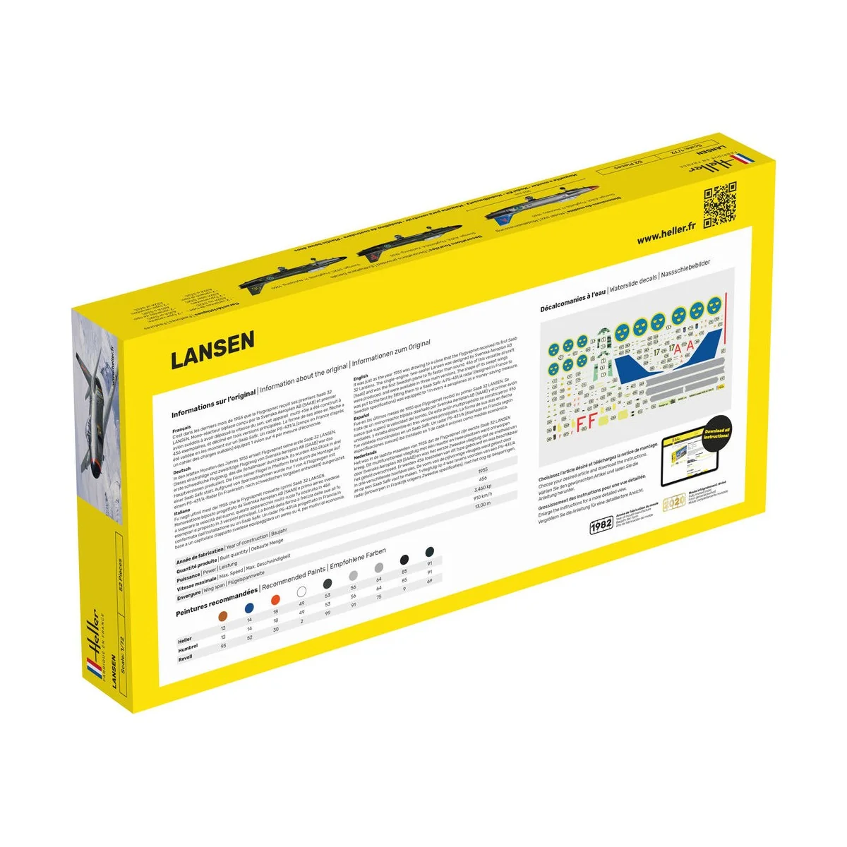 STARTER KIT Lansen, 1/72 - Heller 56343