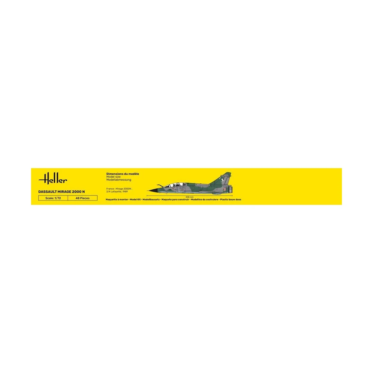 STARTER KIT Mirage 2000 N, 1/72 - Heller 56321