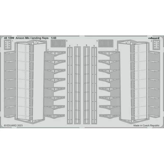 Anson Mk.I landing flaps 1/48 for AIRFIX - Eduard Accessories 481099