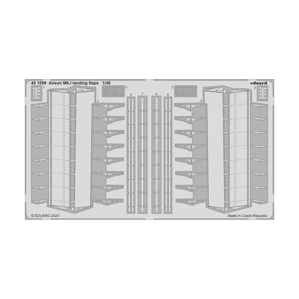 Anson Mk.I landing flaps 1/48 for AIRFIX, 1/48 - Eduard Accessories...
