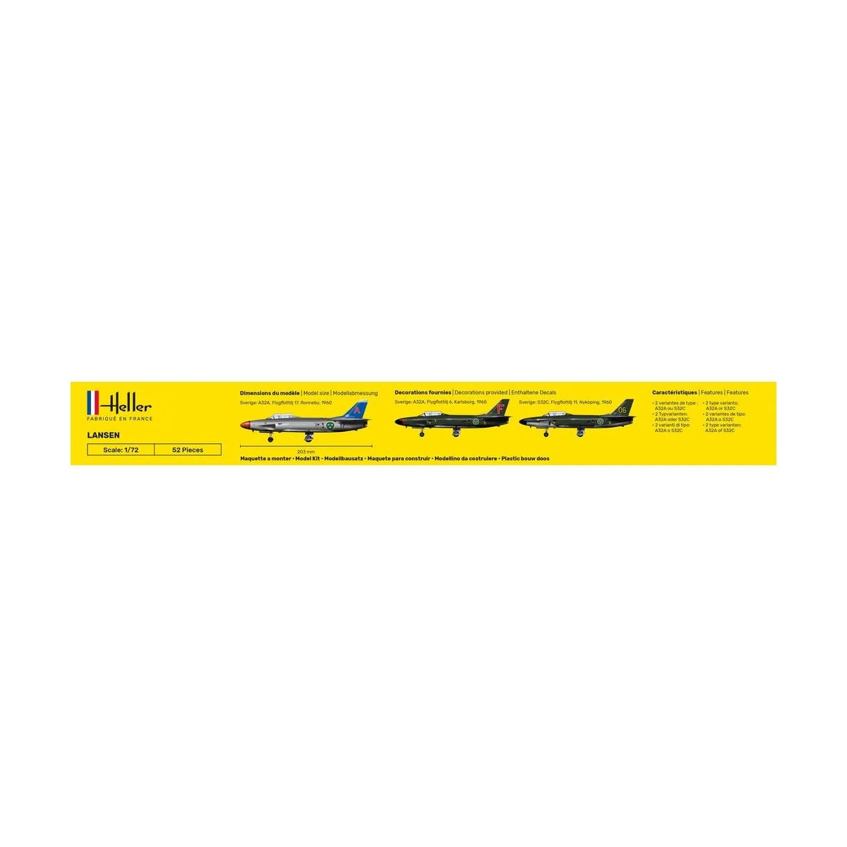STARTER KIT Lansen, 1/72 - Heller 56343