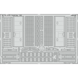 B-25J bomb bay 1/48 HKM - Eduard Accessories 481101