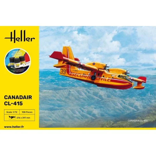 STARTER KIT Canadair CL-415, 1/72 - Heller 56370