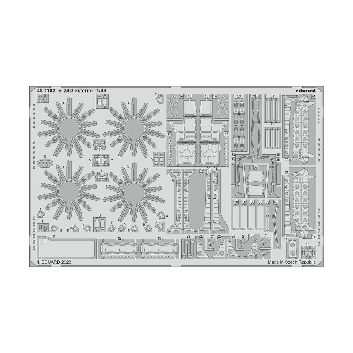 B-24D exterior 1/48 REVELL - Eduard Accessories 481102