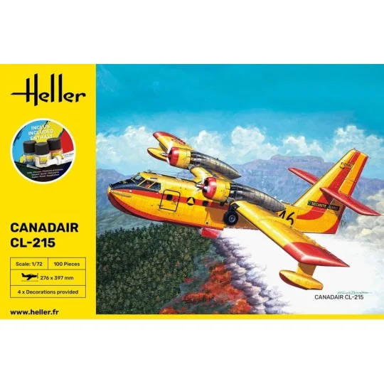STARTER KIT Canadair CL-215, 1/72 - Heller 56373