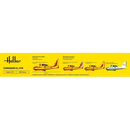 STARTER KIT Canadair CL-215, 1/72 - Heller 56373