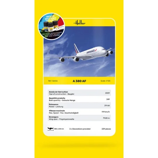 STARTER KIT A 380 AF, 1/125 - Heller 56436
