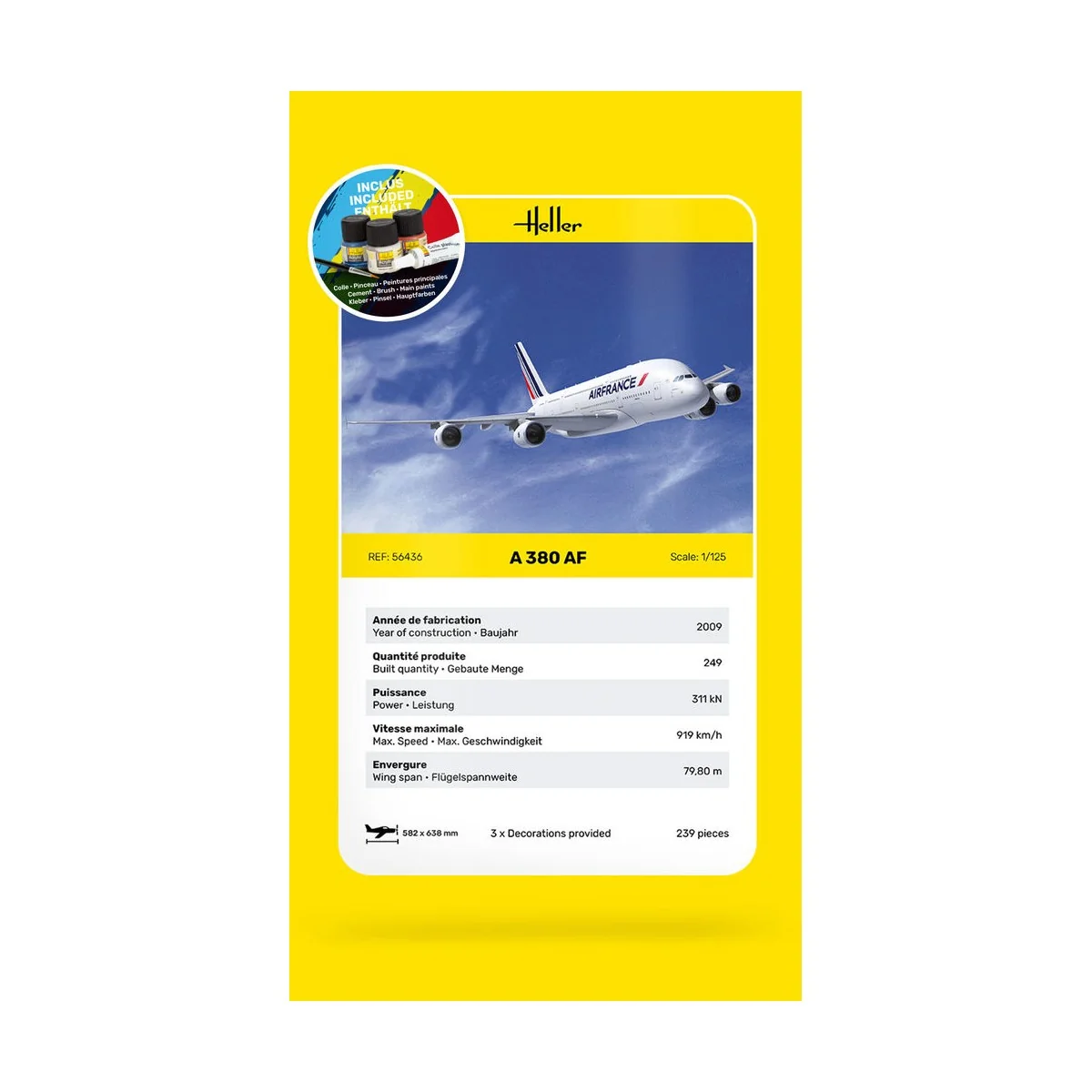 STARTER KIT A 380 AF, 1/125 - Heller 56436