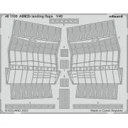 A6M2b landing flaps 1/48 ACADEMY - Eduard Accessories 481105