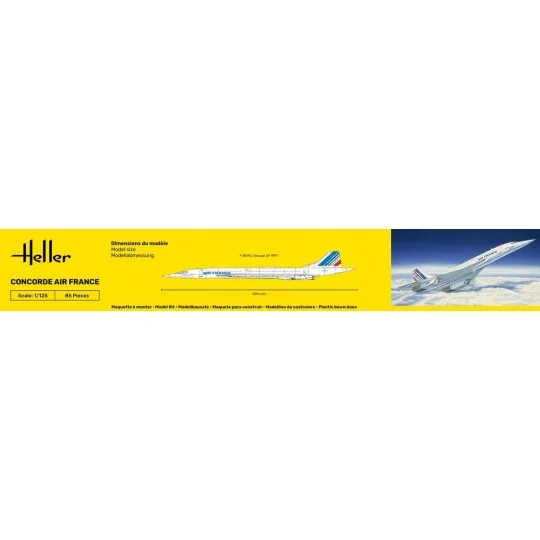 STARTER KIT Concorde AF, 1/125 - Heller 56445