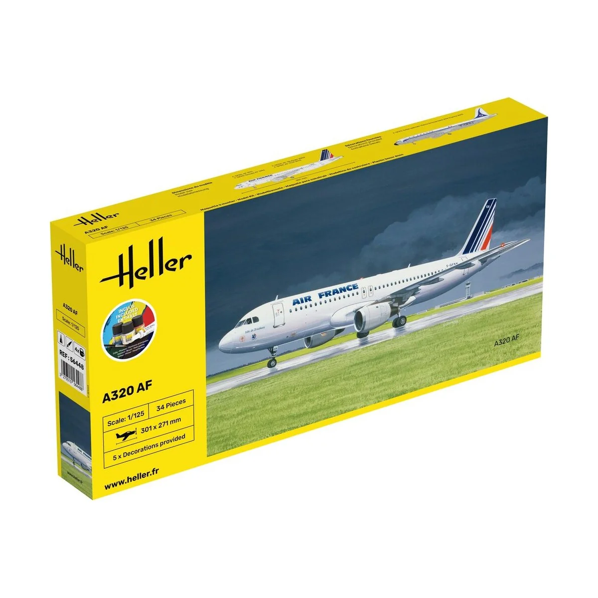 STARTER KIT A320 AF, 1/125 - Heller 56448