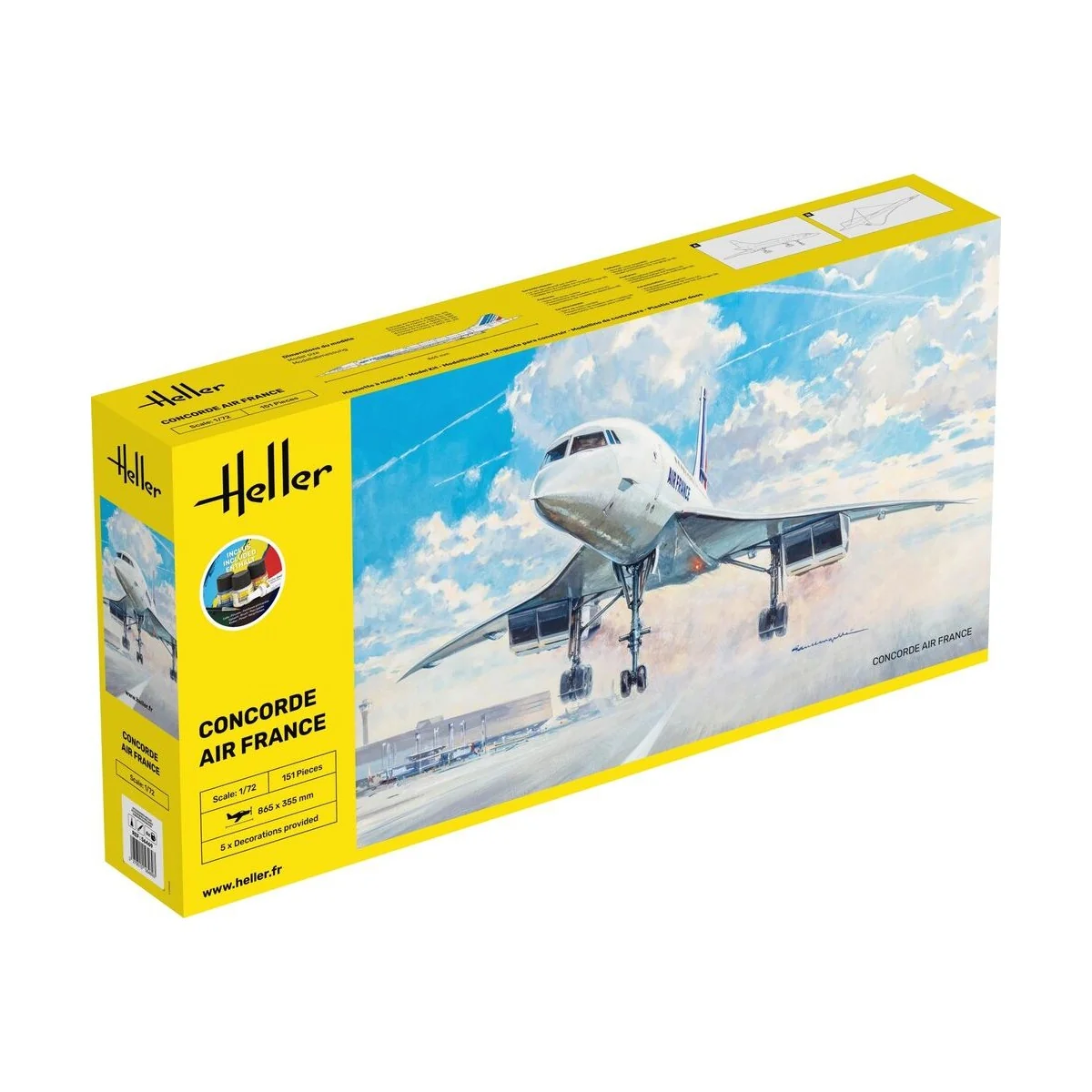 STARTER KIT Concorde AF, 1/72 - Heller 56469