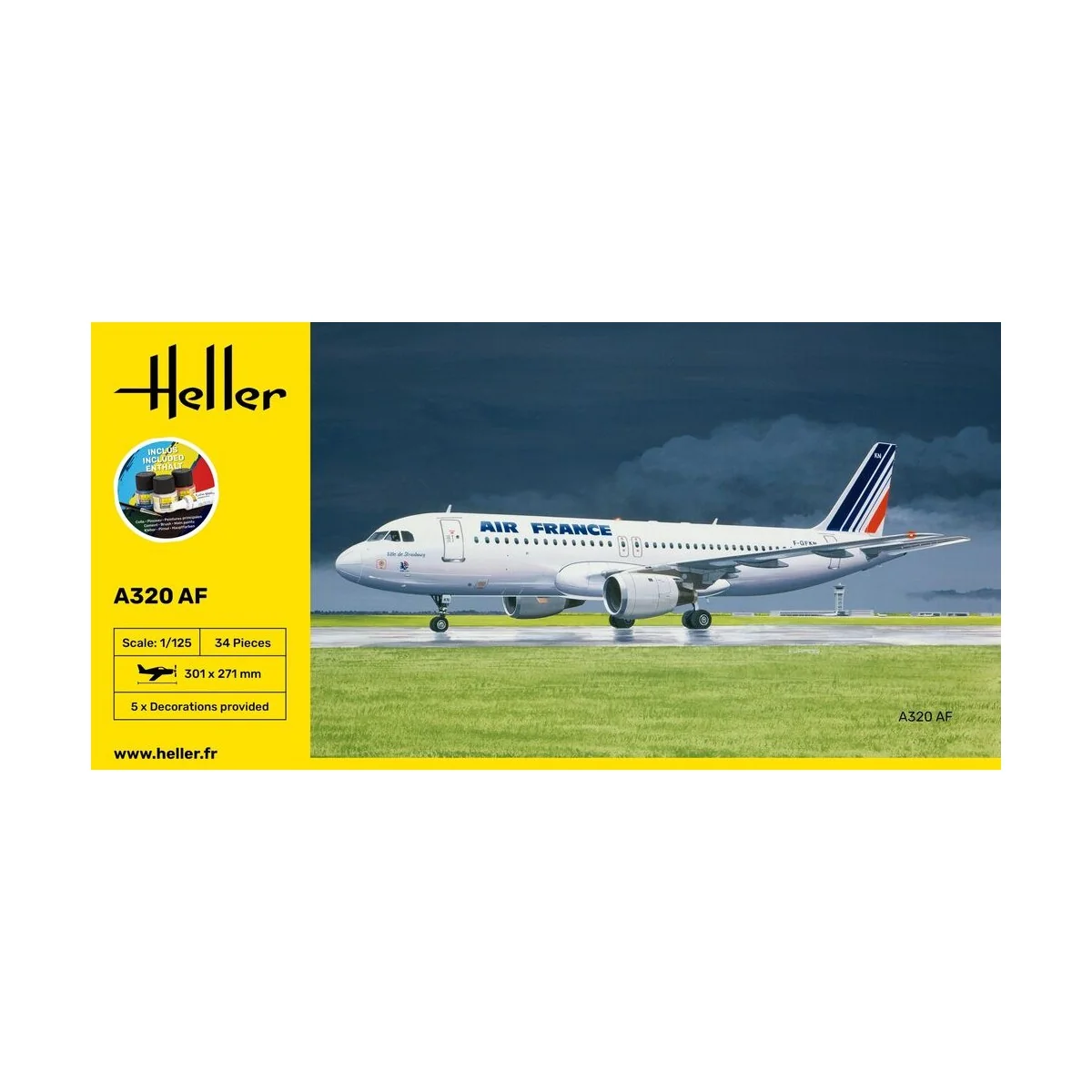 STARTER KIT A320 AF, 1/125 - Heller 56448
