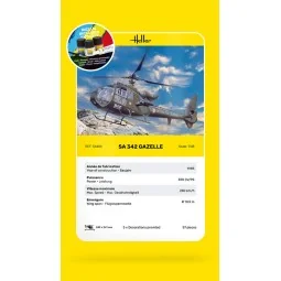 STARTER KIT SA 342 Gazelle, 1/48 - Heller 56486