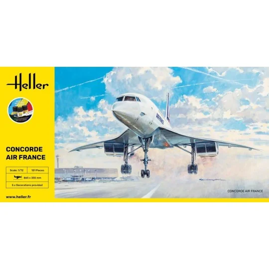 STARTER KIT Concorde AF, 1/72 - Heller 56469