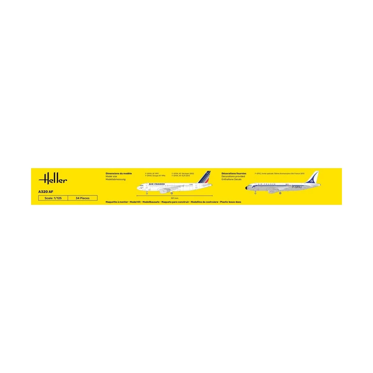 STARTER KIT A320 AF, 1/125 - Heller 56448