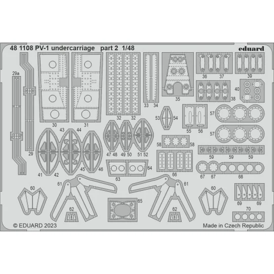 PV-1 undercarriage 1/48 ACADEMY - Eduard Accessories 481108