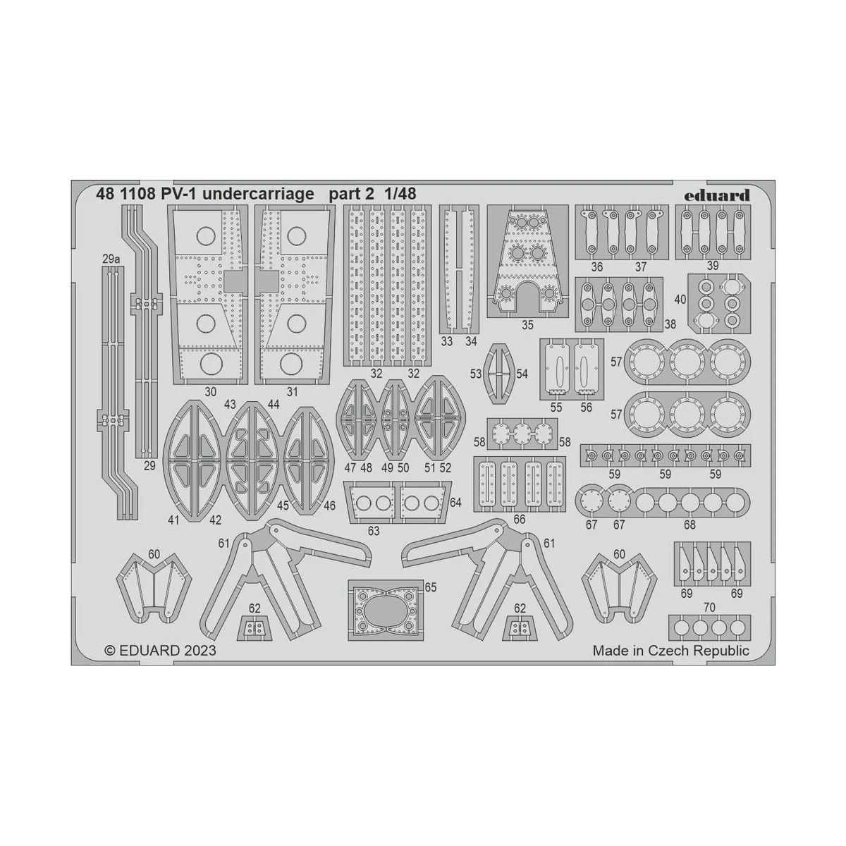 PV-1 undercarriage 1/48 ACADEMY, 1/48 - Eduard Accessories 481108