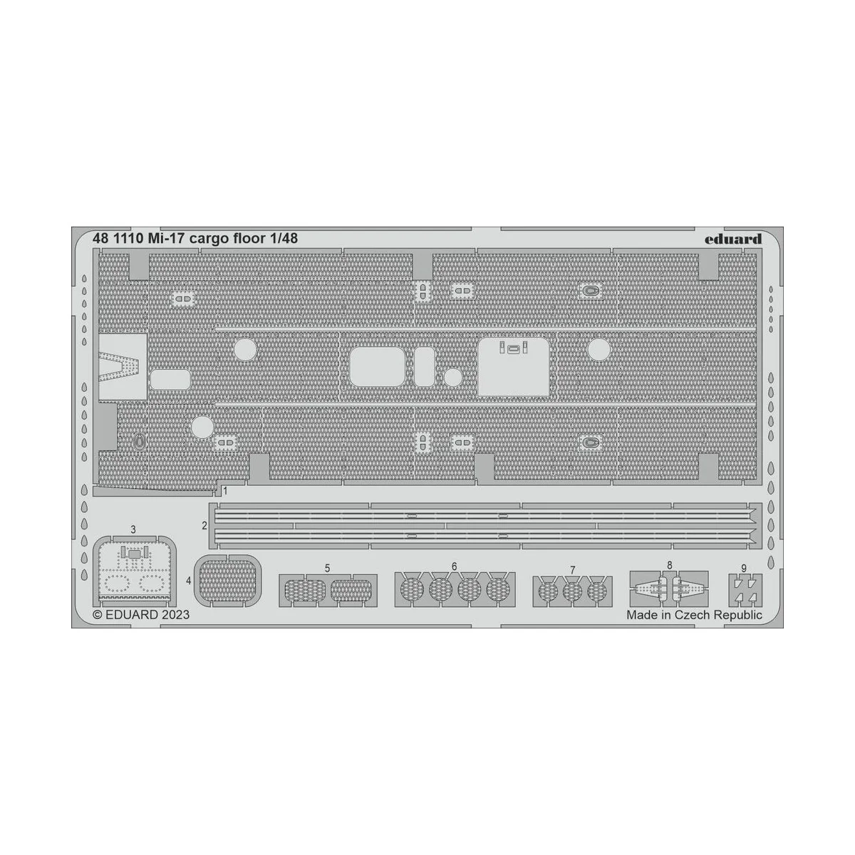 Mi-17 cargo floor 1/48 AMK, 1/48 - Eduard Accessories 481110