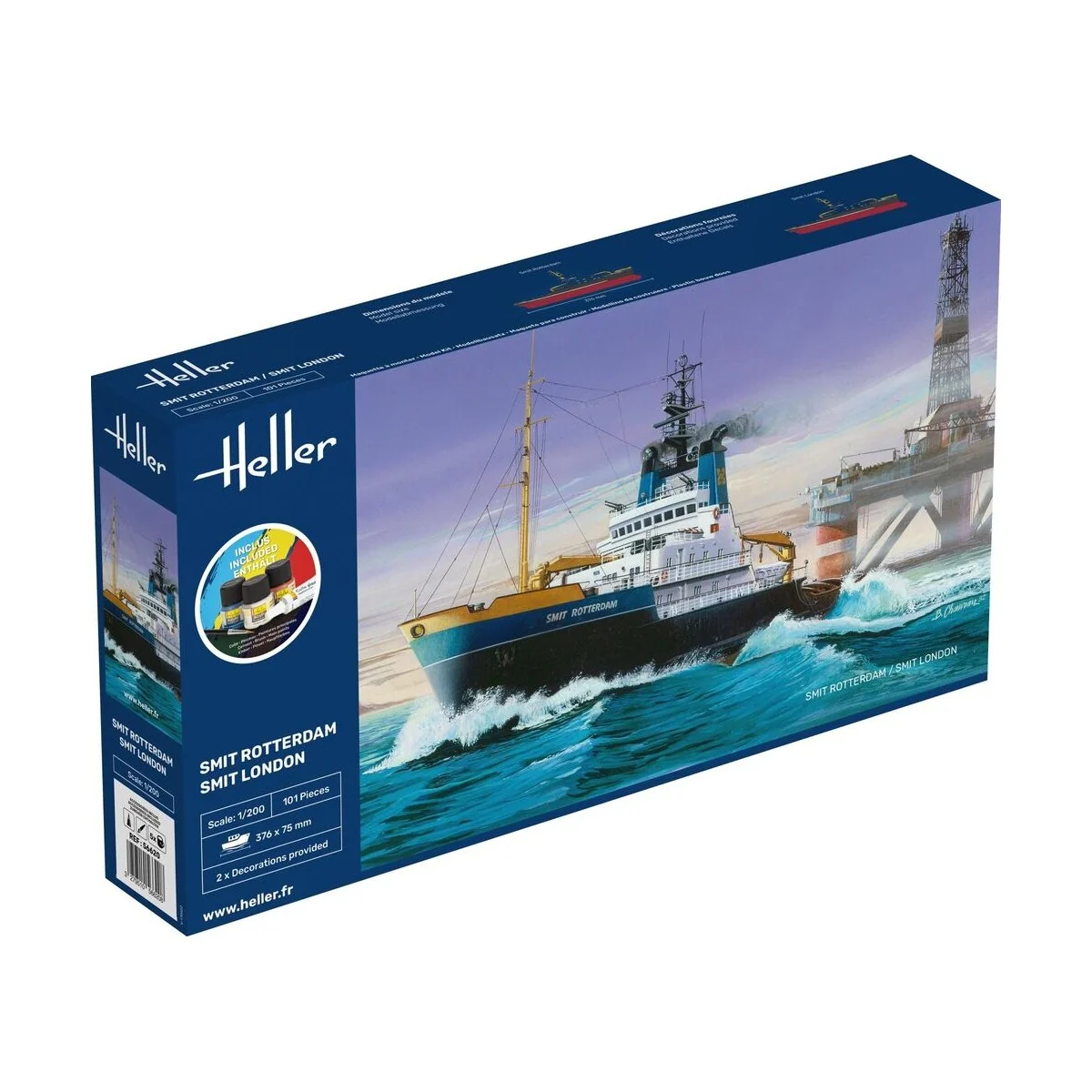 STARTER KIT Smit Rotterdam / Smit London, 1/200 - Heller 56620